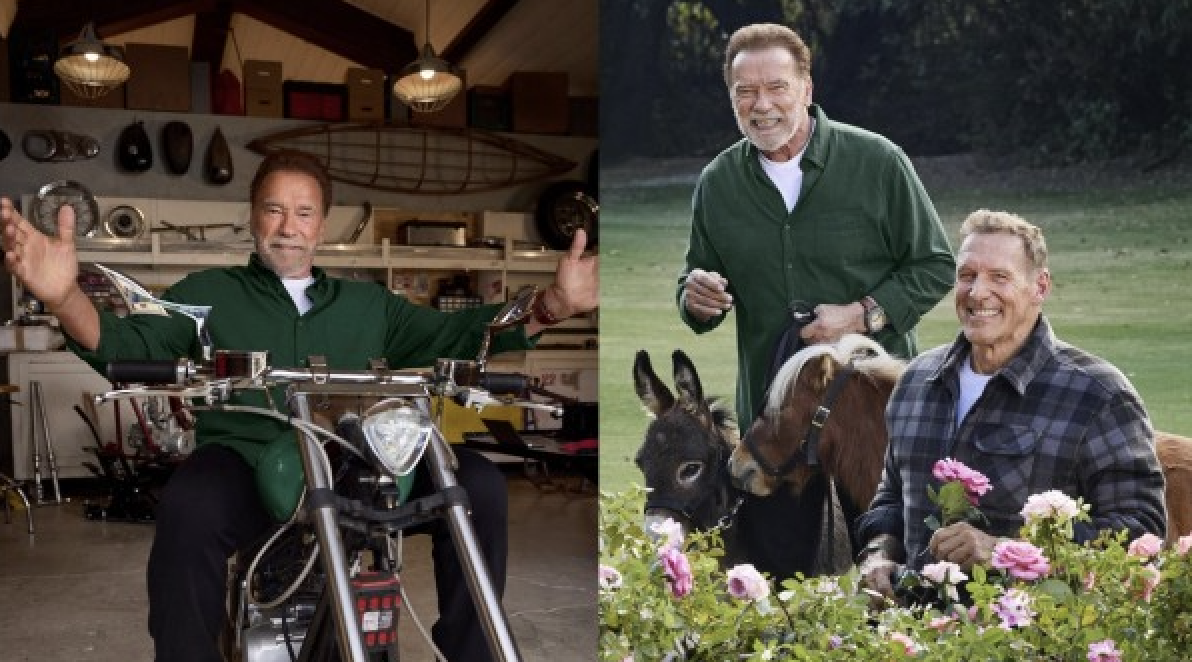 Arnold Schwarzenegger en Ralf Moeller shinen in nieuwe PARKSIDE-campagne