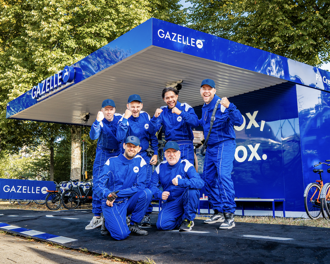 Fiets op pole position naar Dutch Grand Prix dankzij pitstop van Gazelle