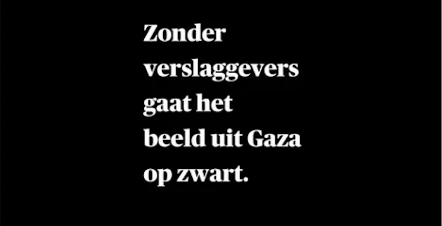 Nederlandse media sluiten zich aan bij protestactie Reporters Without Borders