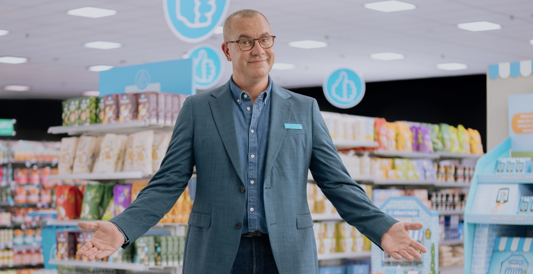 Jeroen van Koningsbrugge tekent bij Albert Heijn als nieuwe supermarktmanager