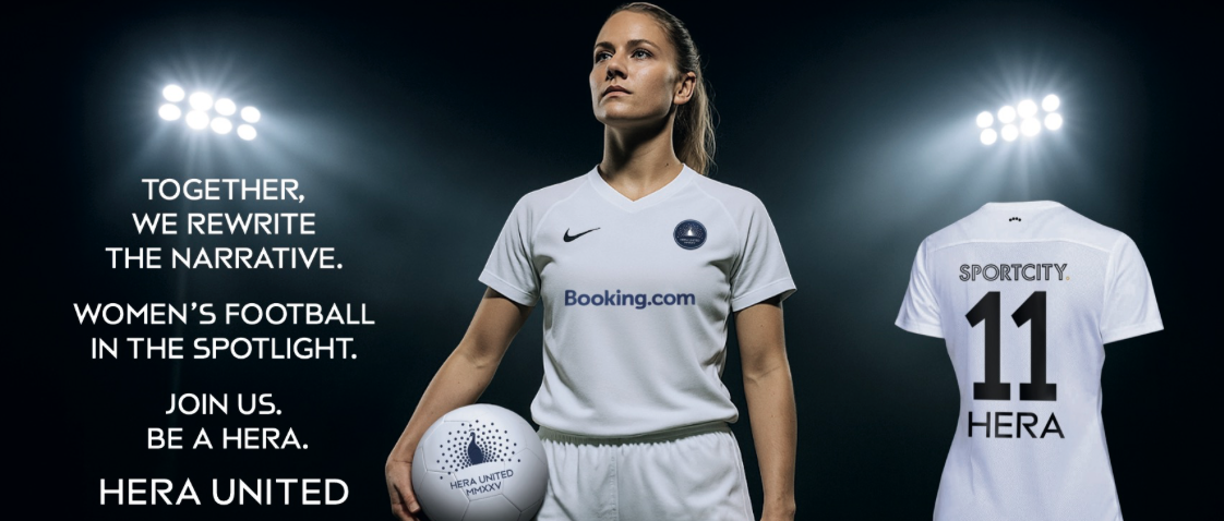 Hera United slaat handen ineen met Booking, Nike, SportCity en Vriendenloterij