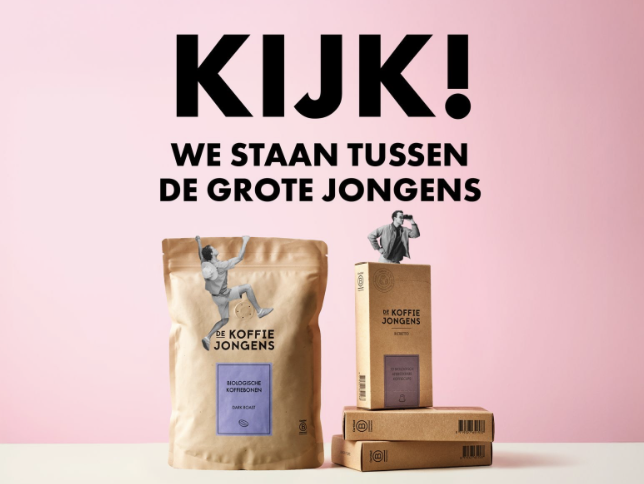 De Koffiejongens verkrijgbaar bij 800 winkels van Albert Heijn