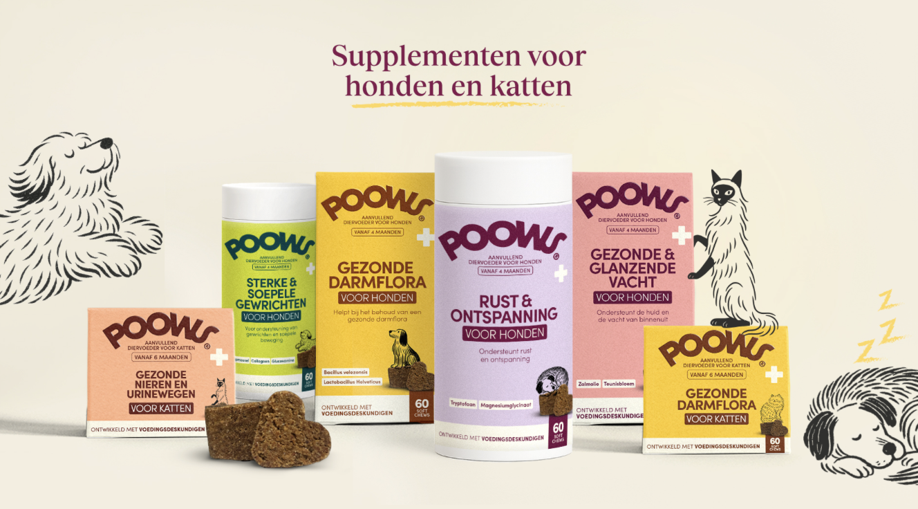 Fitzroy verzorgt marcomstrategie voor dierenvoedingsmerk Poows