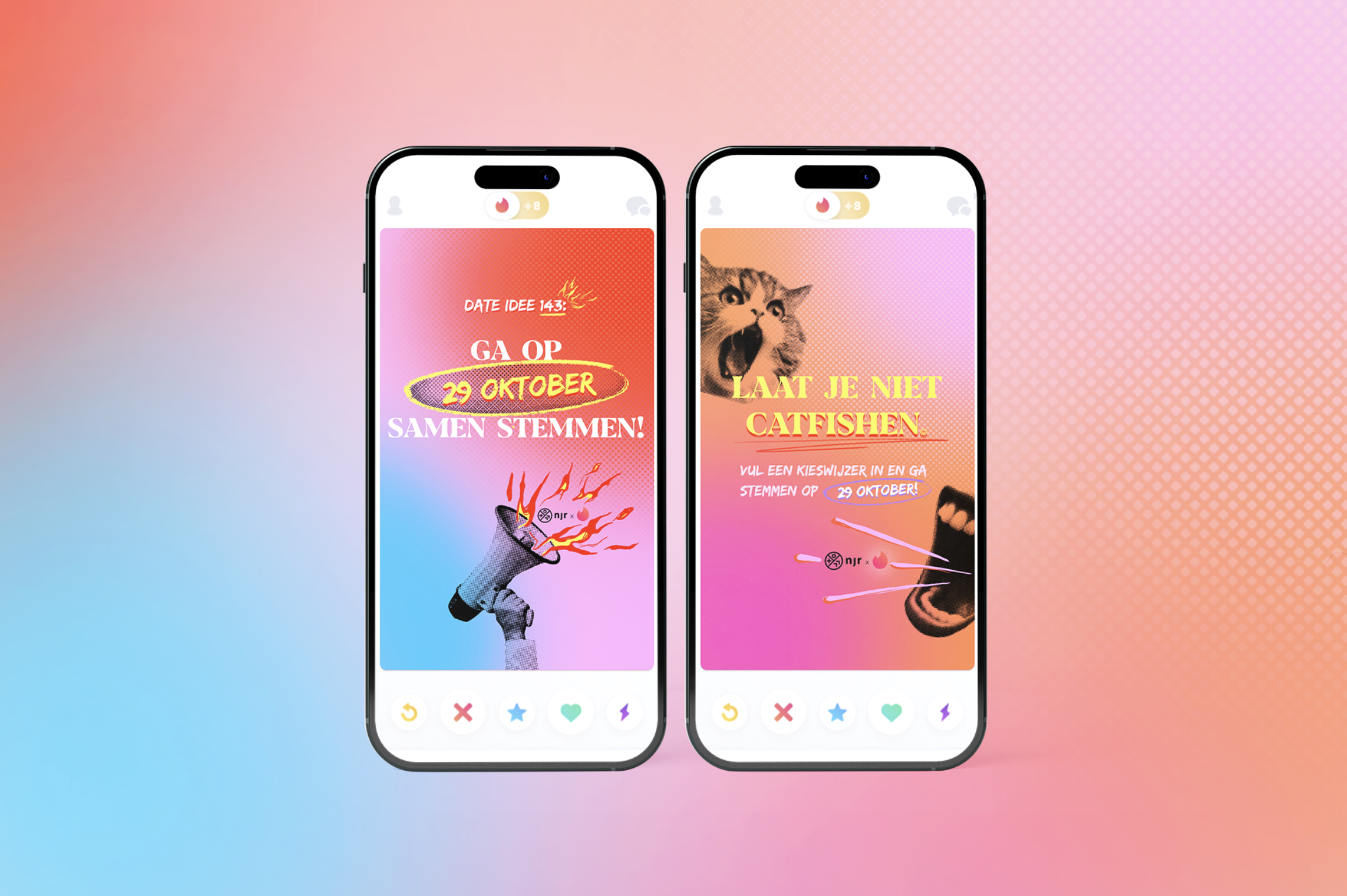 De Nationale Jeugdraad lanceert verkiezingscampagne op Tinder