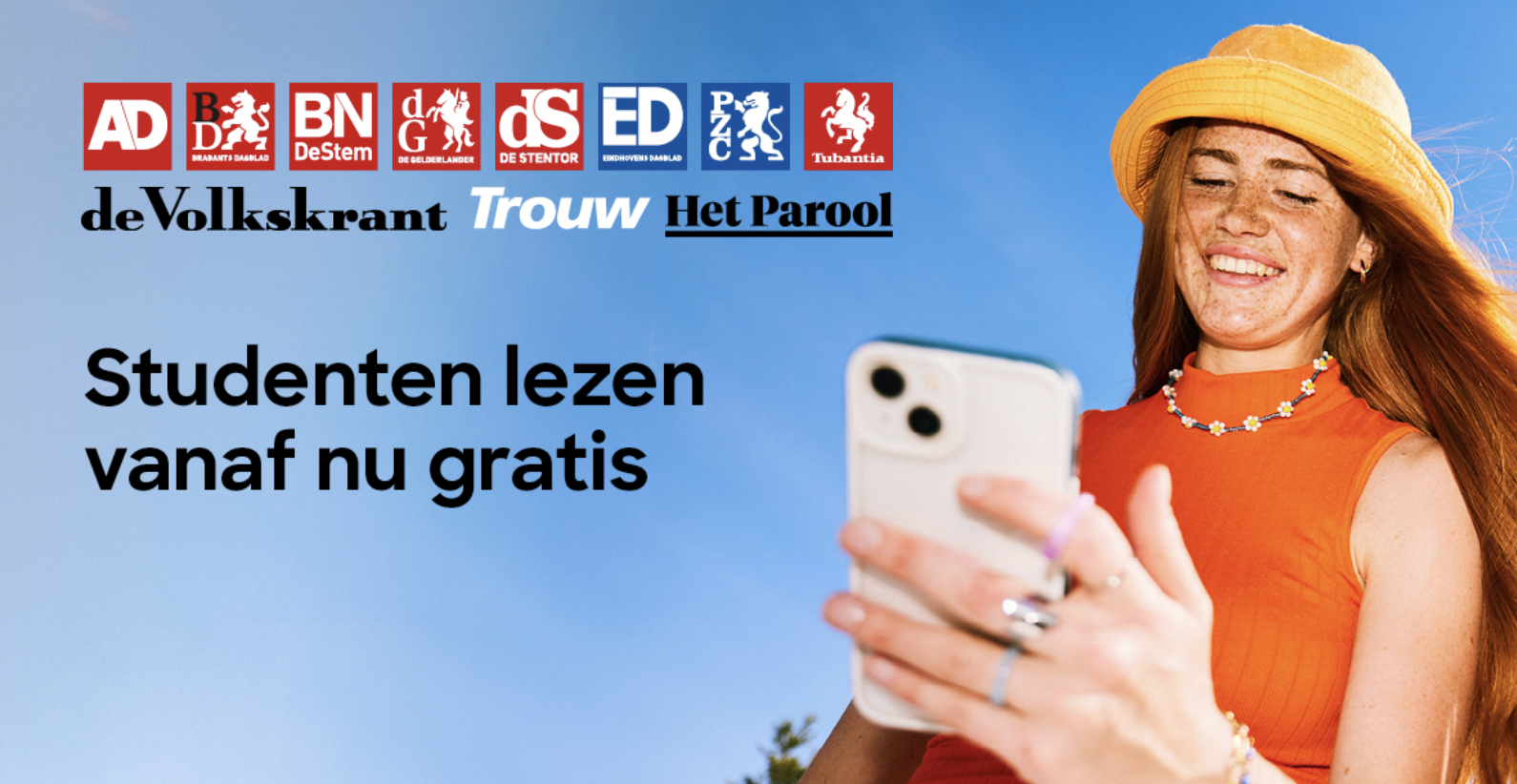 DPG Media trakteert studenten op gratis abonnement 