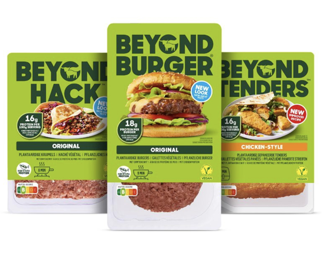 Nieuwe verpakkingen Beyond Meat stralen innovatie en duurzaamheid uit