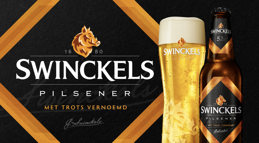 Kaliber steekt biermerk Swinckels in een nieuw jasje