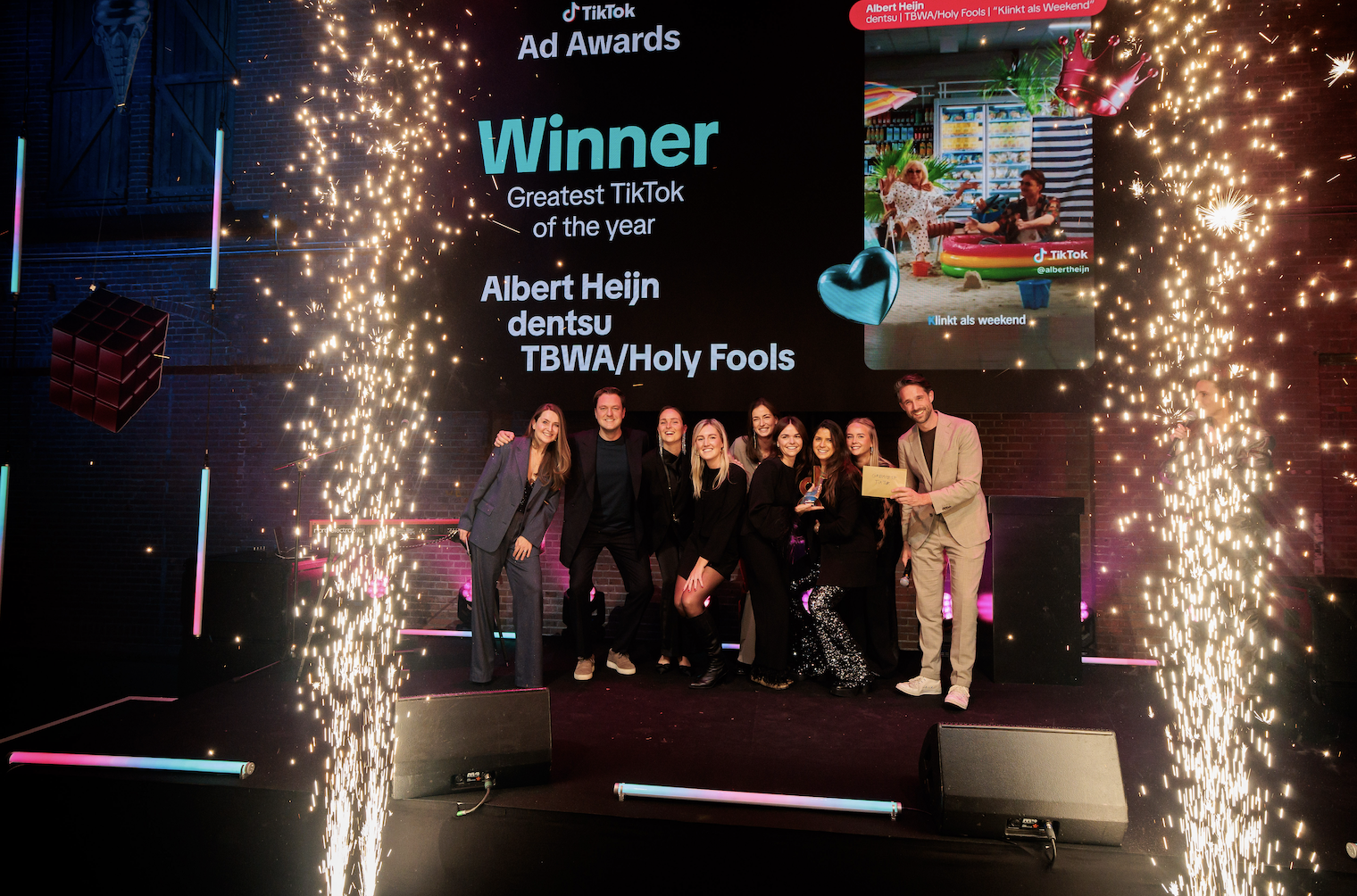 Dit zijn de winnaars van de TikTok Ad Awards 2025