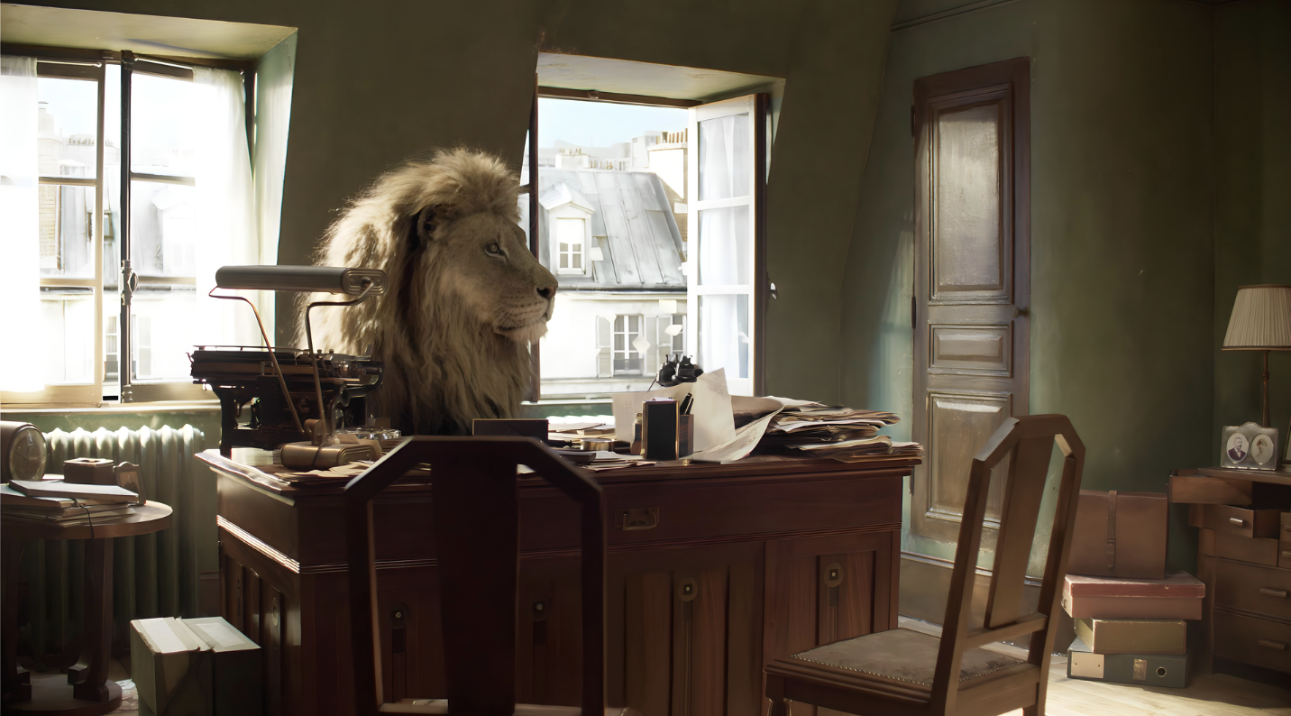 Publicis legt 100 jaar vast in monsterproductie ‘A Lion Never Gives Up’