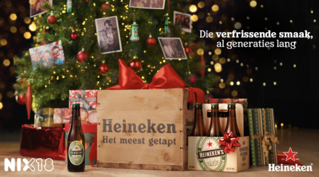 Heineken luidt de feestdagen in met limited edition verpakking