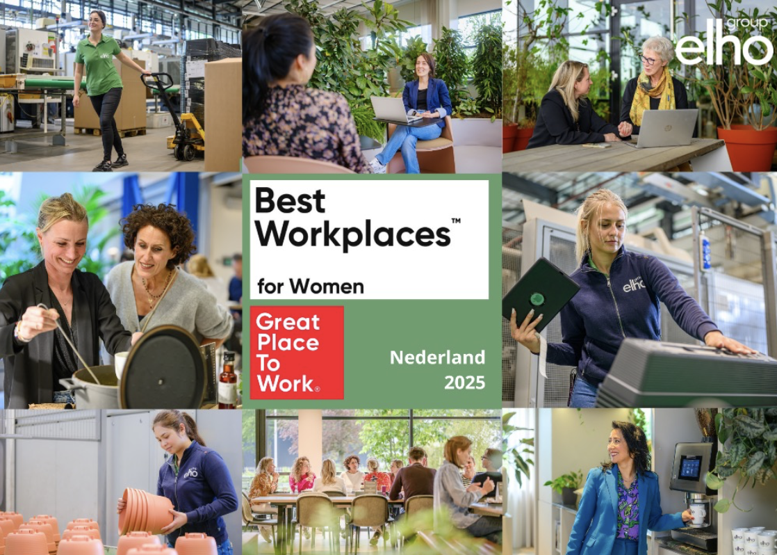 elho krijgt plek in top 10 Best Workplaces for Women