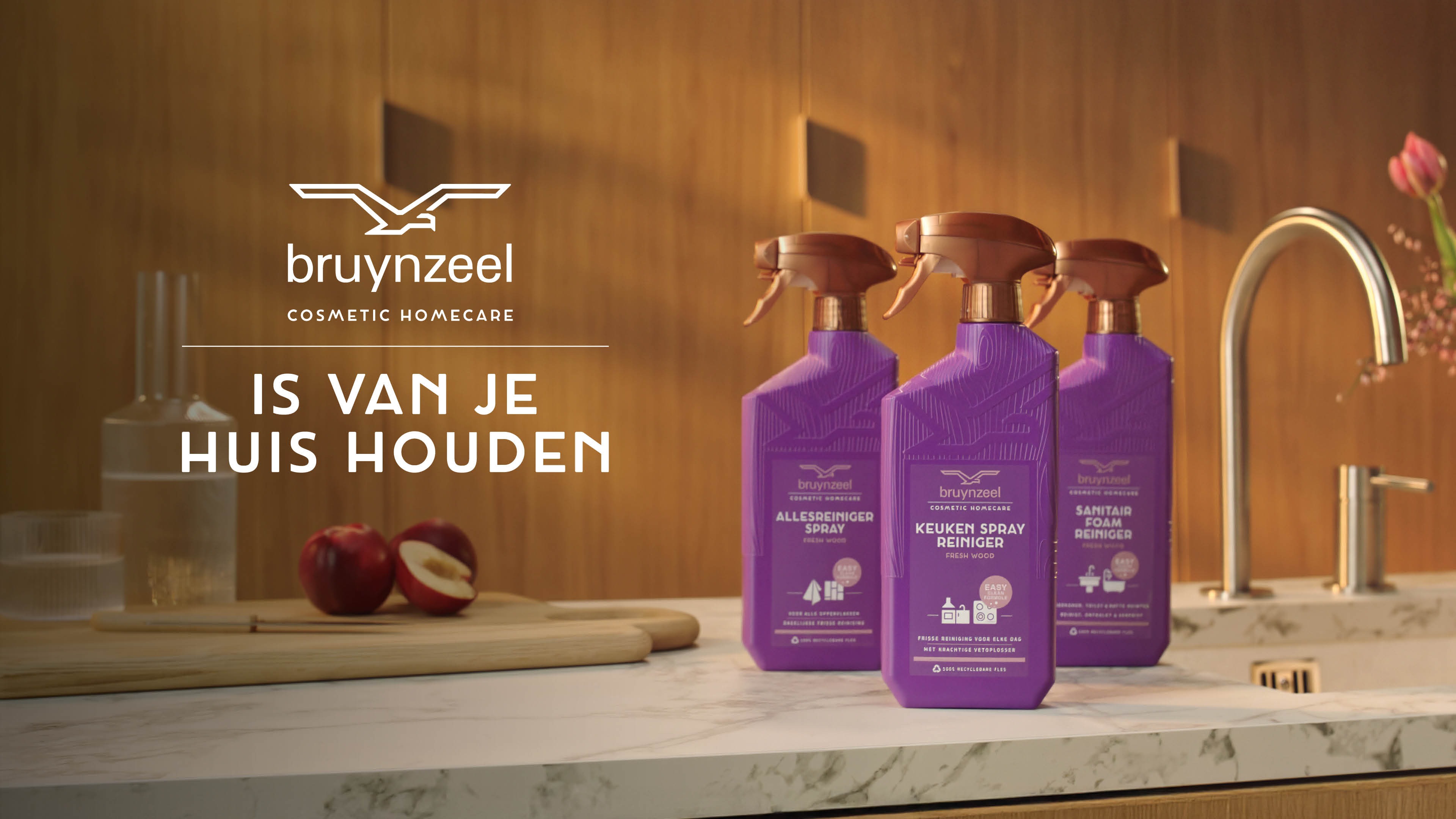 Bruynzeel zet met Zandbeek in op luxueuze schoonmaakproducten