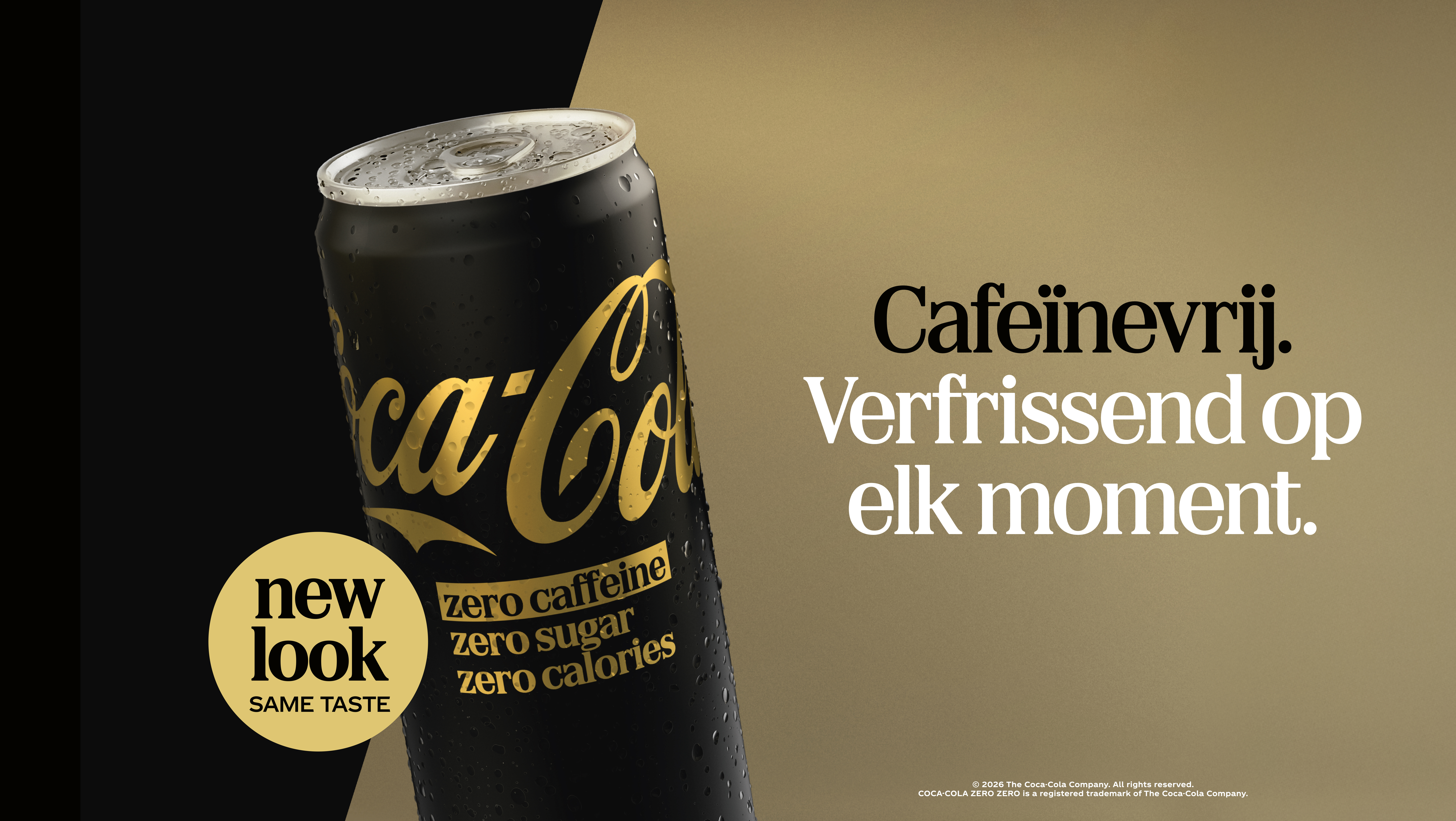 Coca-Cola Zero Caffeine Zero Sugar krijgt nieuwe look