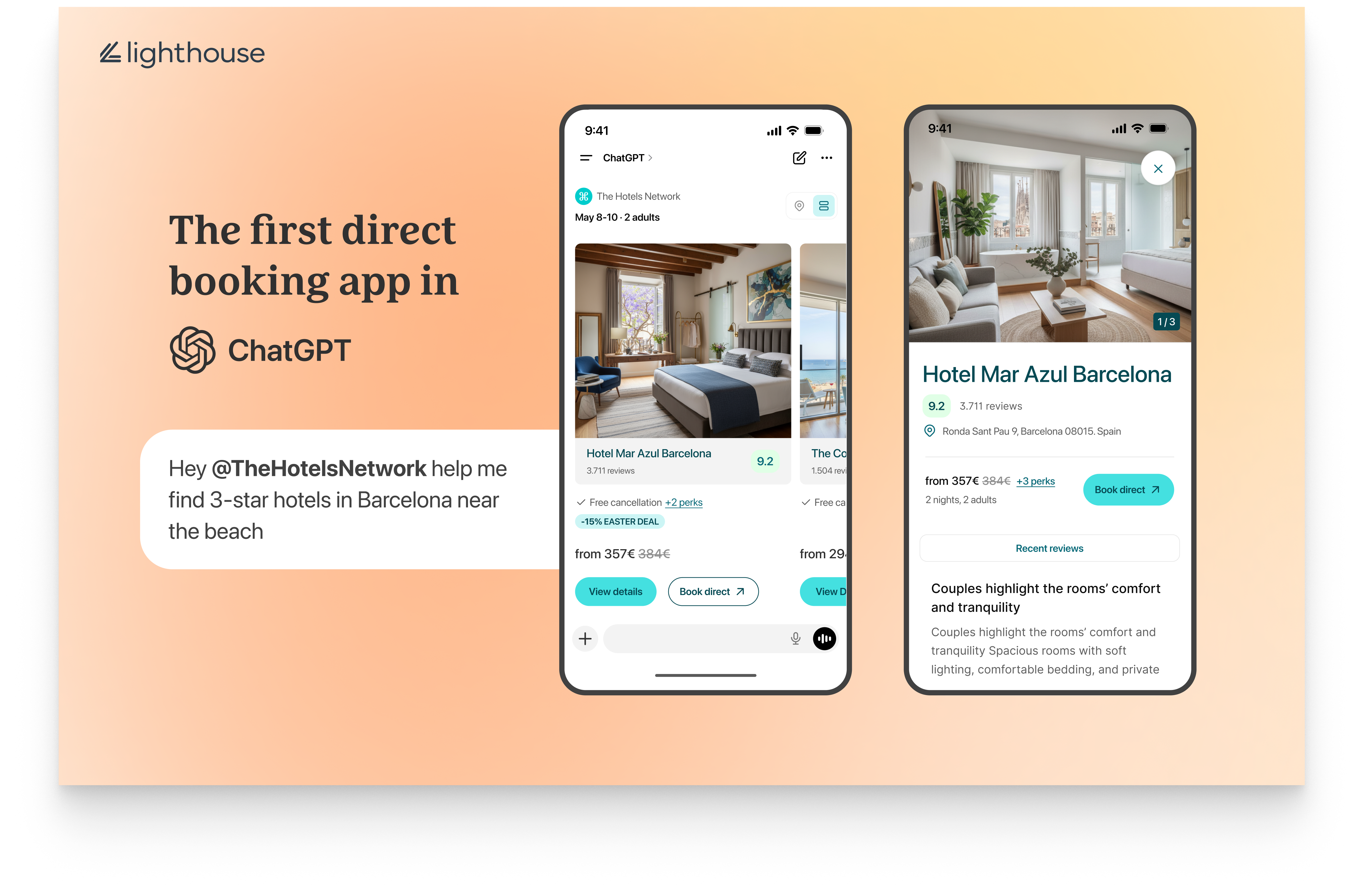 Consumenten kunnen nu direct een hotel boeken via ChatGPT
