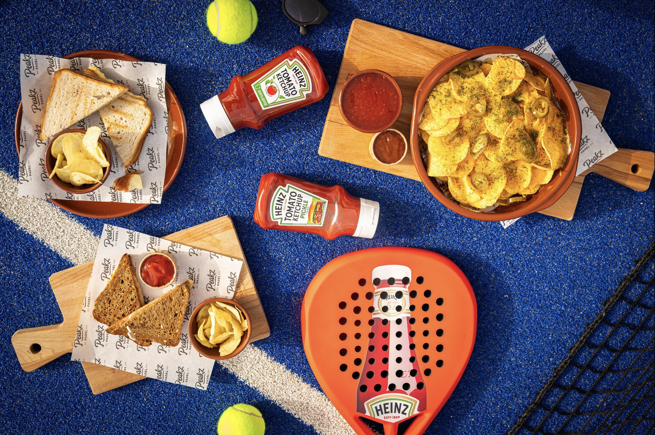 Heinz stapt sportwereld in met sponsorship van Peakz Padel
