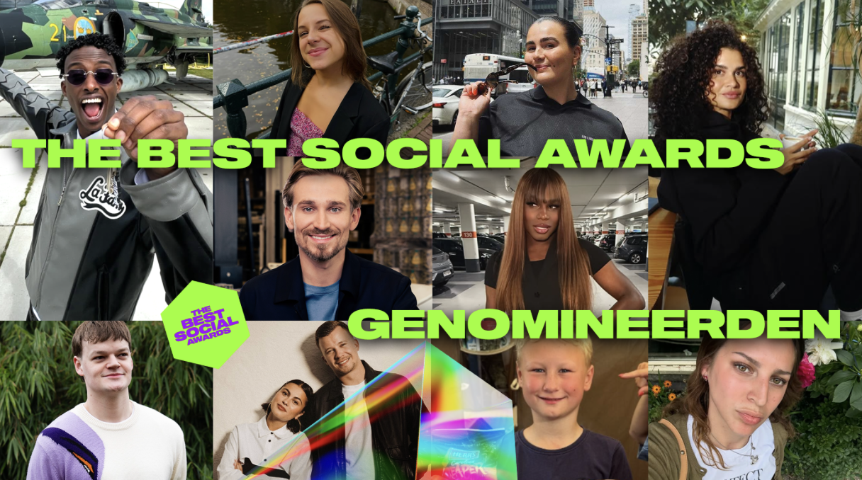 Dit zijn de genomineerden voor The Best Social Awards 2026