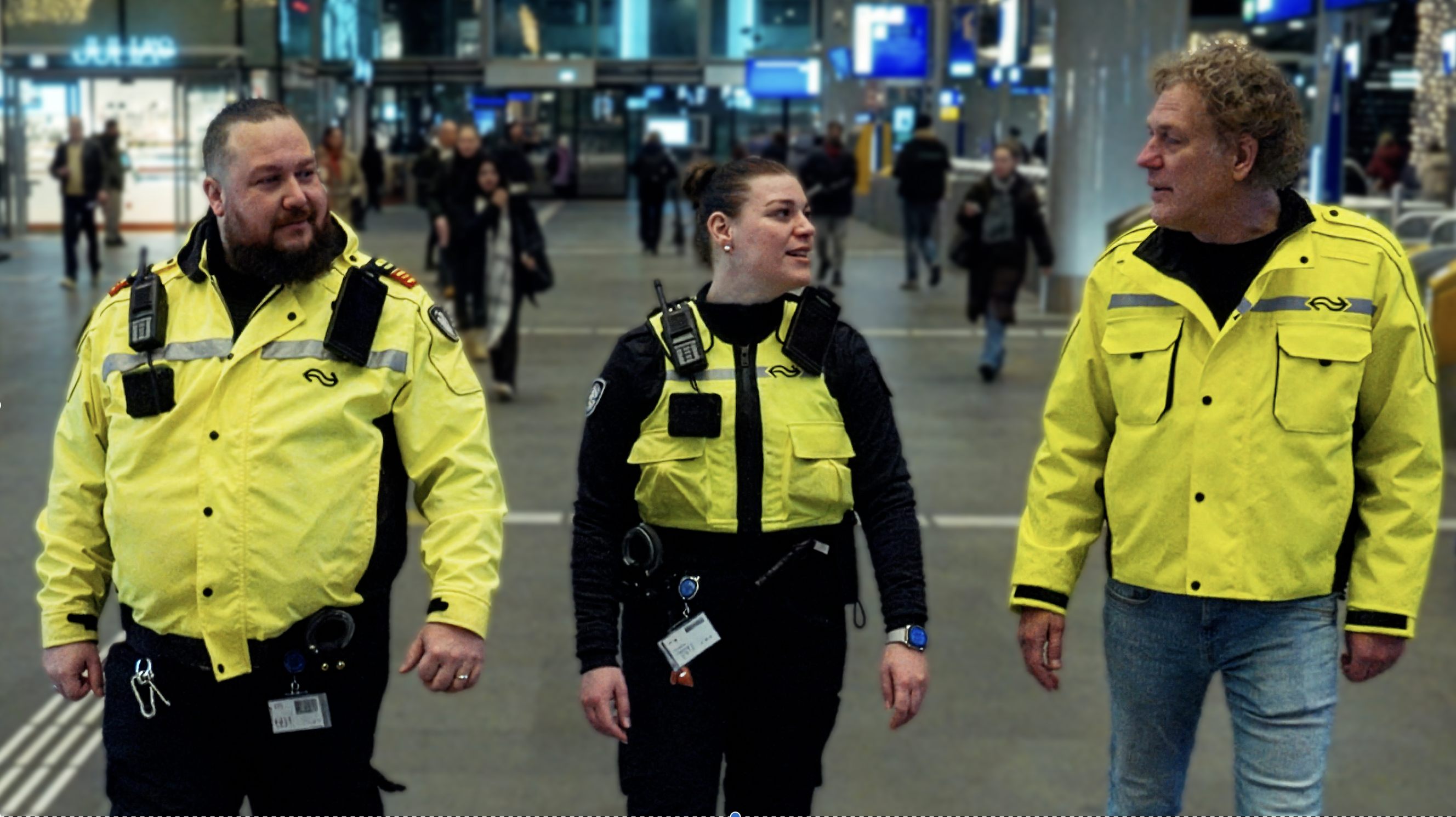 Kees van der Spek checkt in bij NS