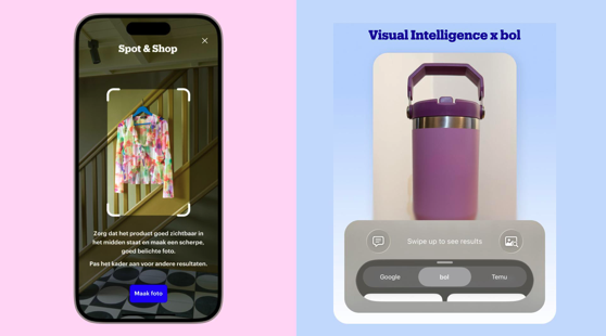 Bol breidt uit met AI-functie Spot & Shop