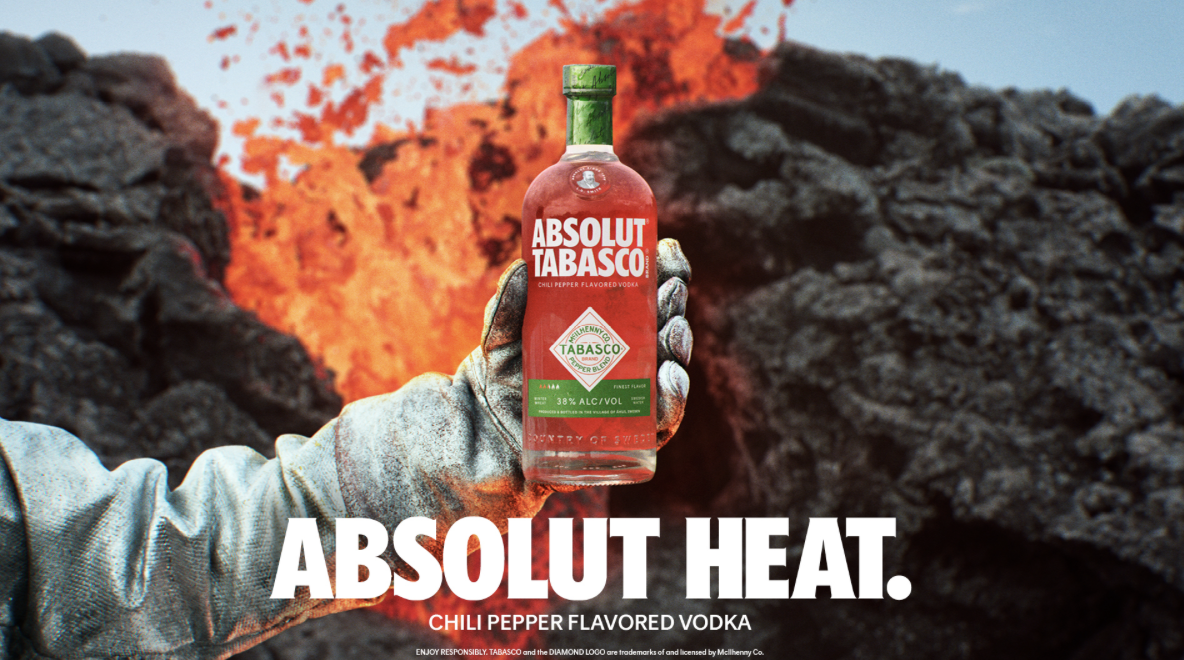 Absolut Vodka met smaak van Tabasco naar Nederland