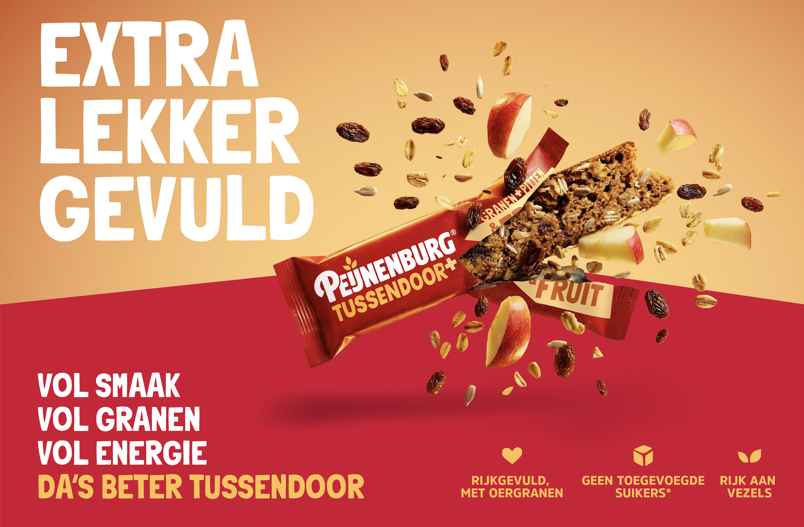 Peijnenburg zet in op vezelrijk met Tussendoor en Tussendoor+