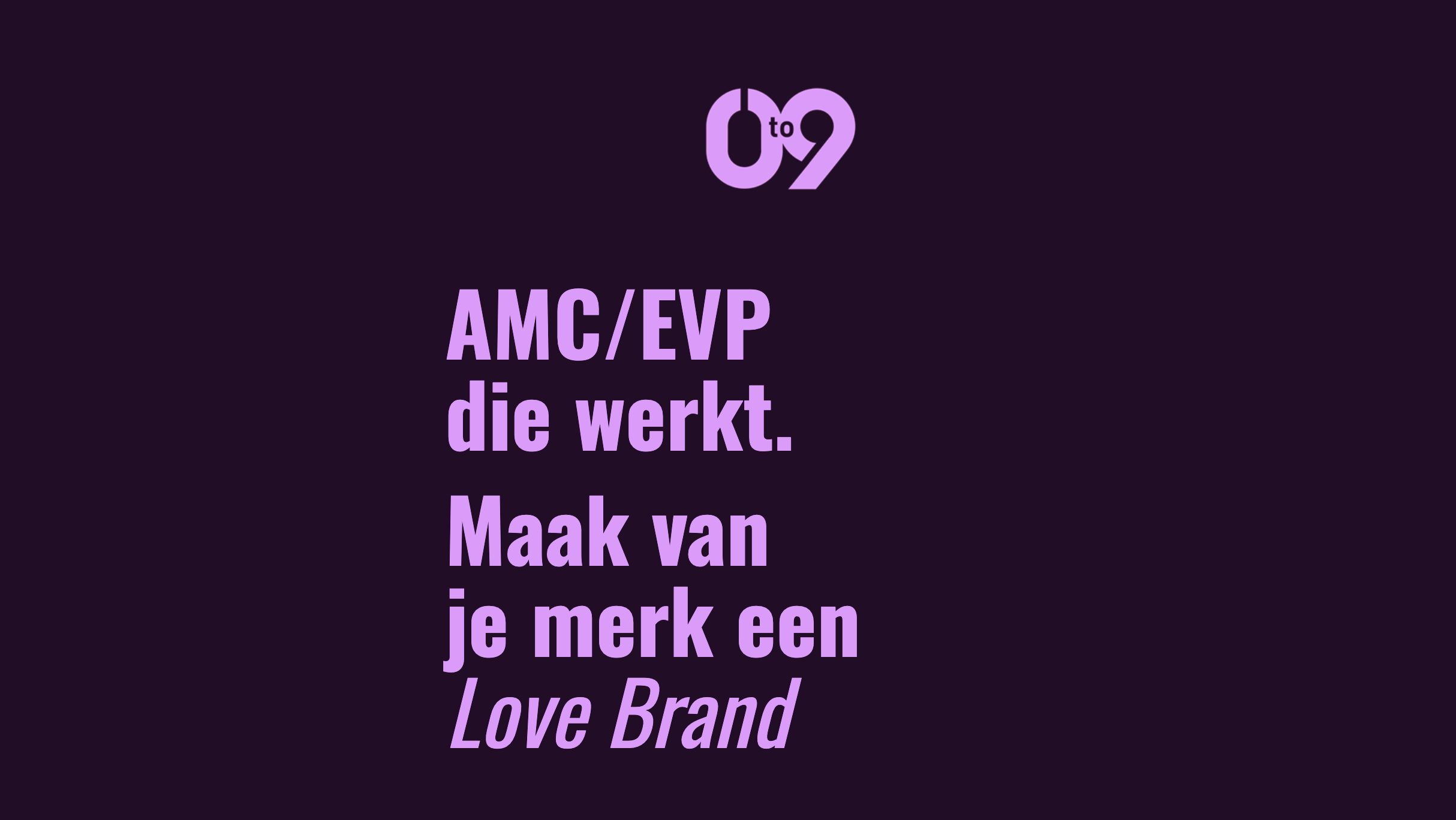 0to9 zet werkgeversmerk centraal in nieuwe werksessies voor AMC en EVP