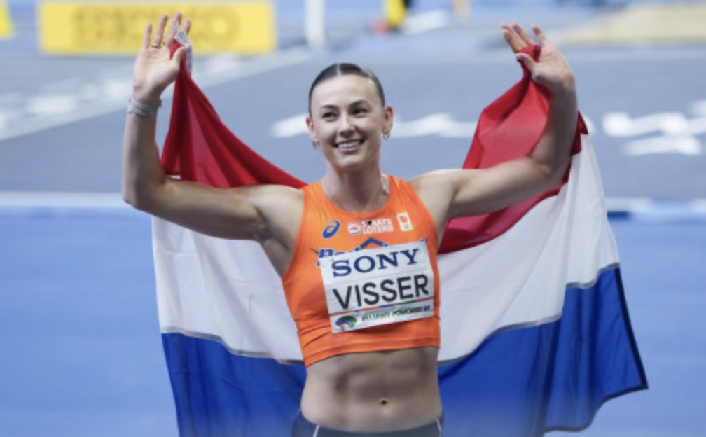 Europees kampioen hordeloopster Nadine Visser nieuwe ambassadeur M line