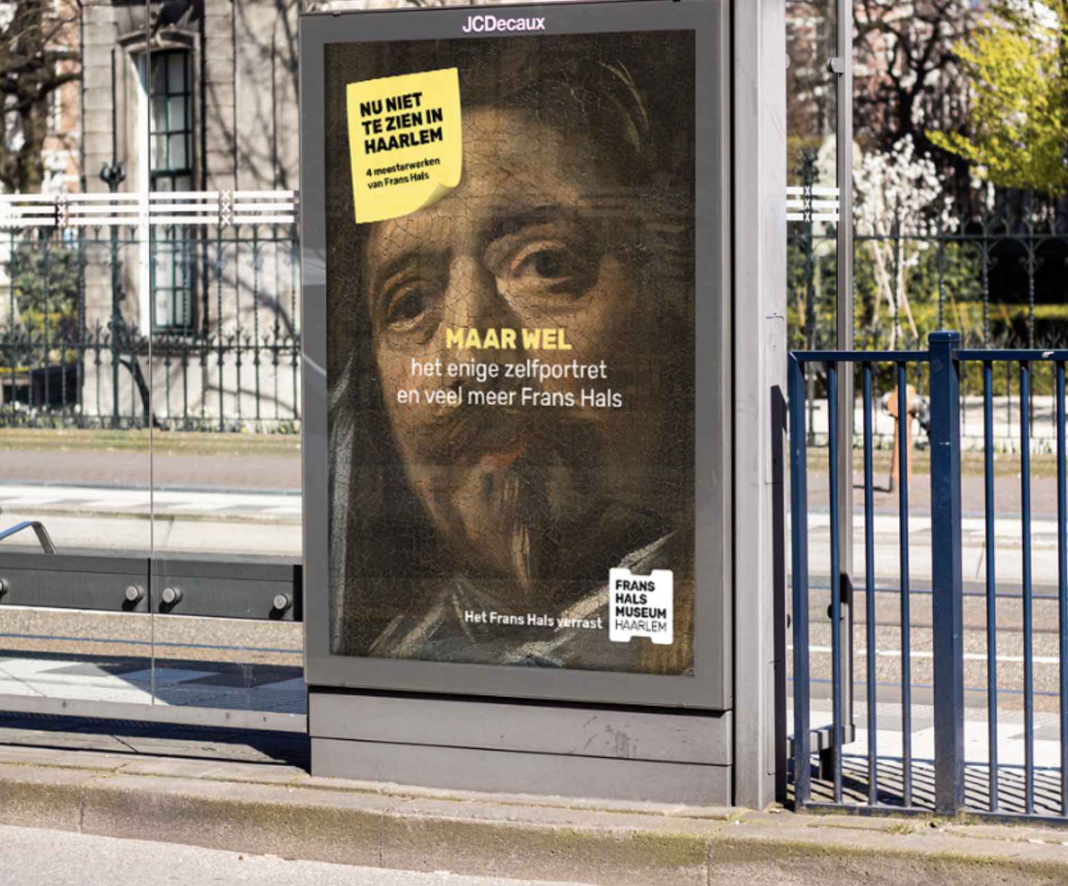 Campagne ‘Nu niet te zien’ van het Frans Hals Museum trekt de aandacht