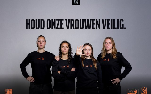 Voetbalclub AZ maakt zich sterk voor veiligheid van vrouwen