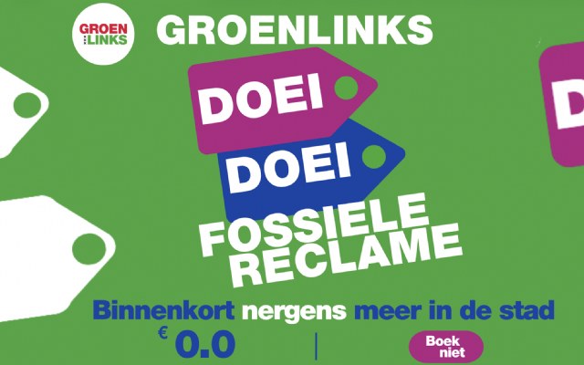 Fossiele reclame vanaf 1 mei verboden in Amsterdam