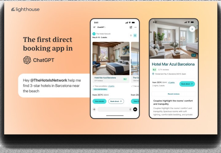 Consumenten kunnen nu direct een hotel boeken via ChatGPT