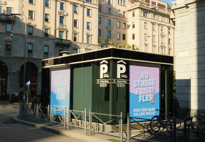 No stress, Fristi-fles: Studio M en Fristi moedigen shorttrackers aan