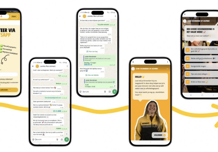 Jumbo lanceert sollicitatiegesprek zonder wachttijd voor bijbanen