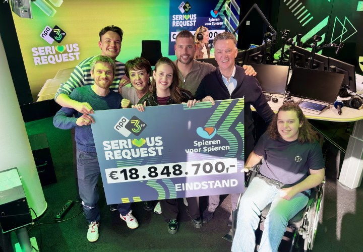 3FM Serious Request haalt €18,8 miljoen op voor Spieren voor Spieren