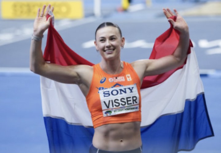 Europees kampioen hordeloopster Nadine Visser nieuwe ambassadeur M line