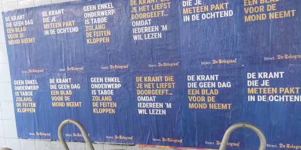 De Telegraaf lanceert merkcampagne: Direct. De Telegraaf