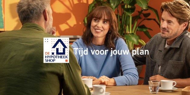 De Hypotheekshop kiest voor TheMerge en lanceert merkcampagne ‘Tijd voor jouw plan’