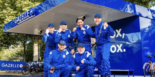 Fiets op pole position naar Dutch Grand Prix dankzij pitstop van Gazelle
