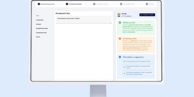 AI-tool Annie van Presscloud pakt typische PR-praat aan