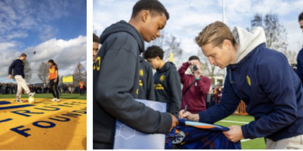 Cruyff Court Frenkie de Jong geopend in Gorinchem